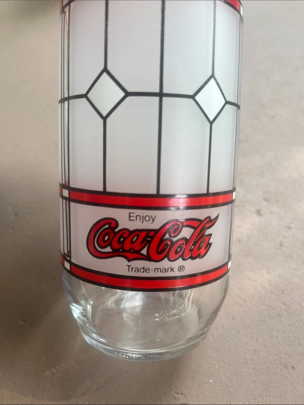 Set of 3 Coca-Cola glasses